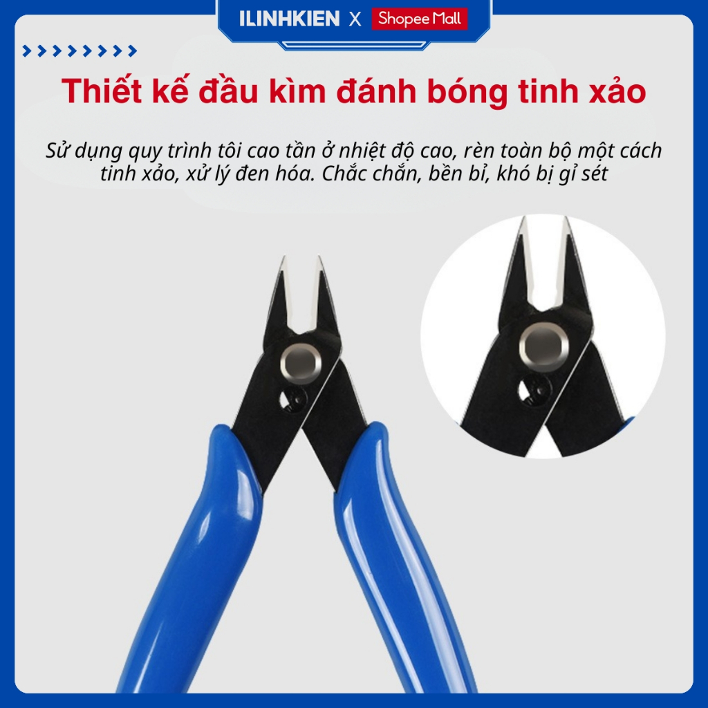 Kìm cắt chân linh kiện đảm bảo chất lượng ilinhkien