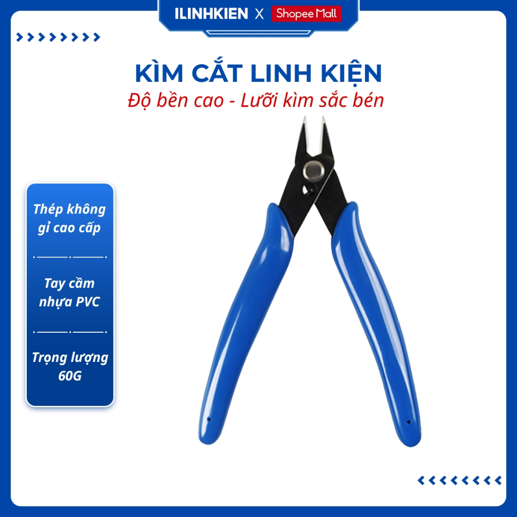 Kìm cắt chân linh kiện chính hãng đảm bảo chất lượng ilinhkien.