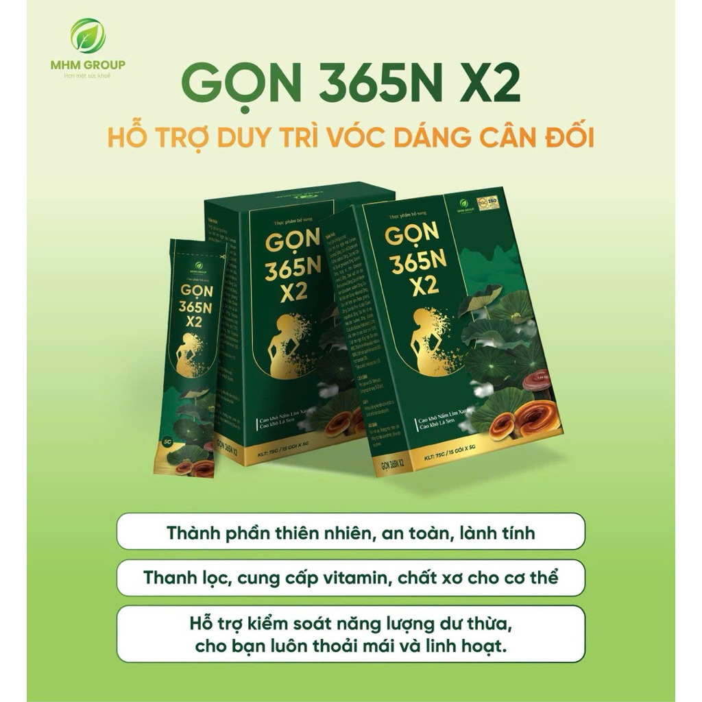 GỌN 365N X2 - KIỂM SOÁT CÂN NẶNG