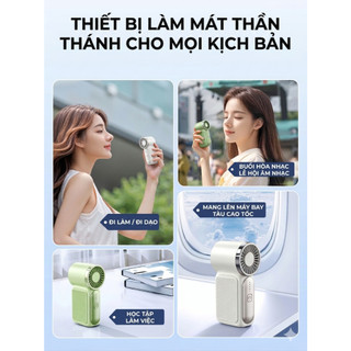[XẢ HÀNG] Quạt Mini Cầm Tay X688 Tốc Độ Cao Sạc USB Thiết Kế Tuabin Gió Mạnh Nhỏ Gọn Tiện Lợi