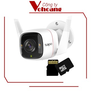 Camera WiFi Ngoài Trời TP-LINK Tapo C320WS 2K QHD kèm thẻ nhớ,nhìn màu trong đêm,kháng nước bụi IP66