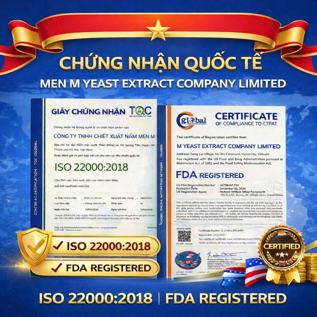 [COMBO 2] Bột Cao Nấm Men Bia Nguyên Chất – Đạm Thực Vật Từ Nấm Men, Dễ Hấp Thu