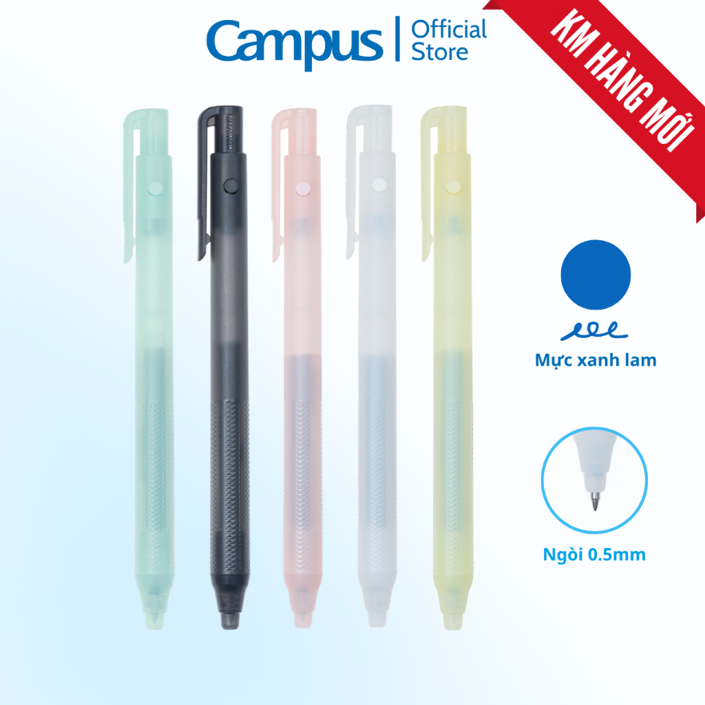Bút Gel Campus MAGIC FIT LITE WPB2 Mực Xanh - Phong Cách Nhật - Ngòi 0 ...