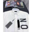 ⚡️[Hight Quality] Áo Sơ Mi Trắng Nam D1S Shirts - Điểm Nhấn Chữ Dọc Đen Trắng Cao Cấp Loại 1