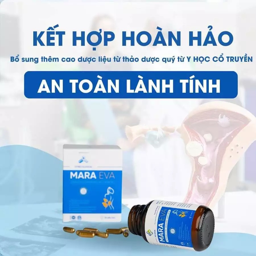 Phụ khoa Mara Eva Thanh Mộc Hương ngừa viêm phụ khoa khí hư hộp 30 viên