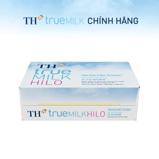 Thùng 48 hộp sữa tươi tiệt trùng TH true MILK HILO vị tự nhiên 180 ml (180 ml x 48)