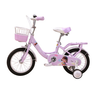 Xe đạp trẻ em [Jianer] Xaming 10 Plus vành nan chắc chắn, có giỏ 2 màu tím/hồng size 12-20 inch