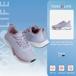 Giày chạy Nữ TOKYOLIFE siêu nhẹ êm chân thoáng khí 40003293