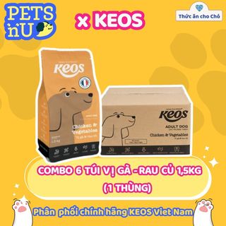 [PP CHÍNH HÃNG] [TIẾT KIỆM] COMBO 6 TÚI Hạt Keos cho CHÓ  mọi lứa tuổi NHIỀU VỊ (1.5kg) – KM SỐC! LÊN ĐƠN LÀ CÓ QUÀ