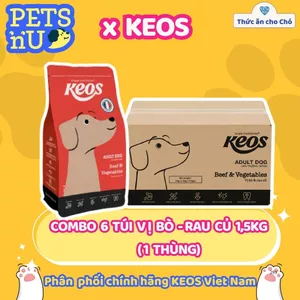 COMBO 6 TÚI Hạt Keos cho CHÓ mọi lứa tuổi NHIỀU VỊ (1.5kg) – KM SỐC! LÊN ĐƠN LÀ CÓ QUÀ