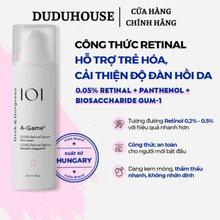 Tinh Chất Retinal Geek & Gorgeous A-Game 0.05% / 0.1% Serum Cải Thiện Lão Hóa và Độ Đàn Hồi 30ml
