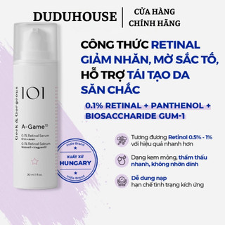Tinh Chất Retinal Geek & Gorgeous A-Game 0.05% / 0.1% Serum Cải Thiện Lão Hóa và Độ Đàn Hồi 30ml