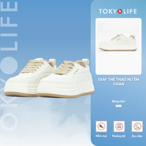 Giày thể thao nữ Saki cao 5cm TOKYOLIFE siêu nhẹ êm kháng khuẩn dễ phối 40005895