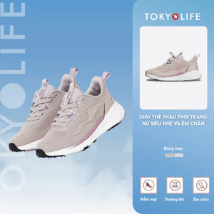 Giày thể thao thời trang nữ siêu nhẹ và êm chân TOKYOLIFE chất liệu thoáng khí,thiết kế trẻ trung, năng động 40000295