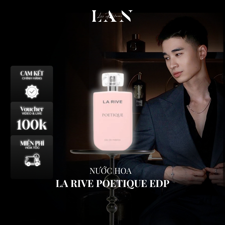 [LAN] Nước hoa Nữ La Rive Poetique EDP 90ml Fullbox