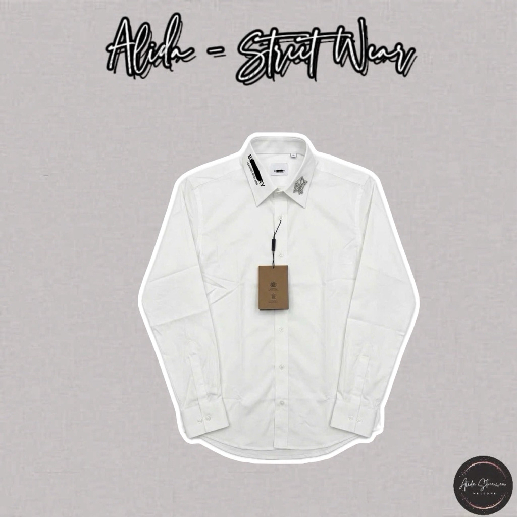 ⚡️[Hight Quality] Áo Sơ Mi Nam Bu1 White Tag Shirt - Điểm Nhấn Phối Cố Đính Cao Cấp Chữ Thêu Loại 1