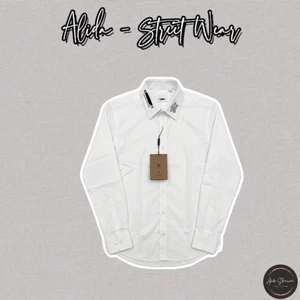 ⚡️[Hight Quality] Áo Sơ Mi Nam Bu1 White Tag Shirt - Điểm Nhấn Phối Cố Đính Cao Cấp Chữ Thêu Loại 1