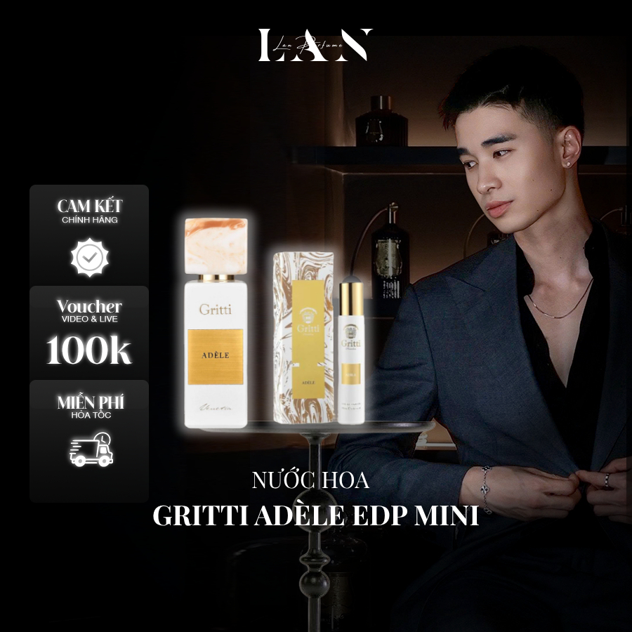 [LAN] Nước hoa Nữ Gritti Adele EDP Mini 15ml