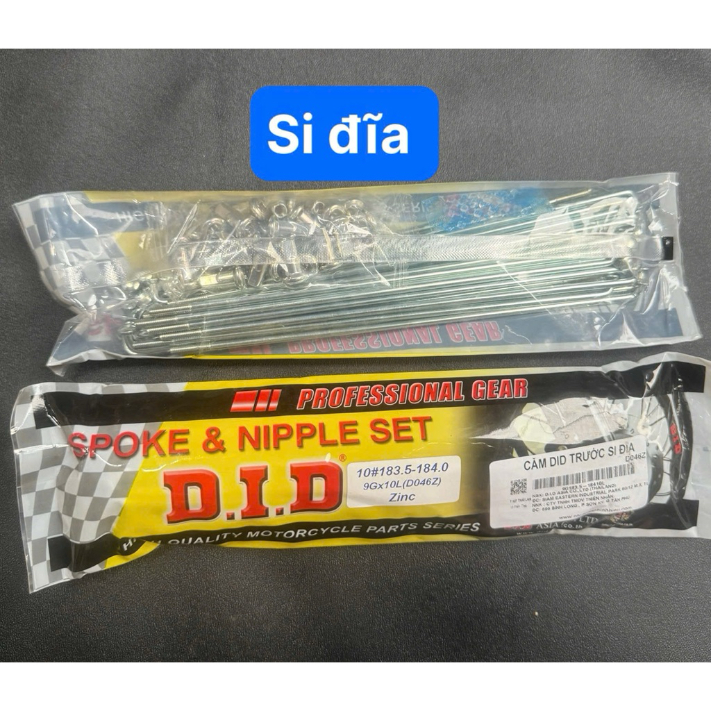 Căm nan (đùm đĩa )DID xịn các loại