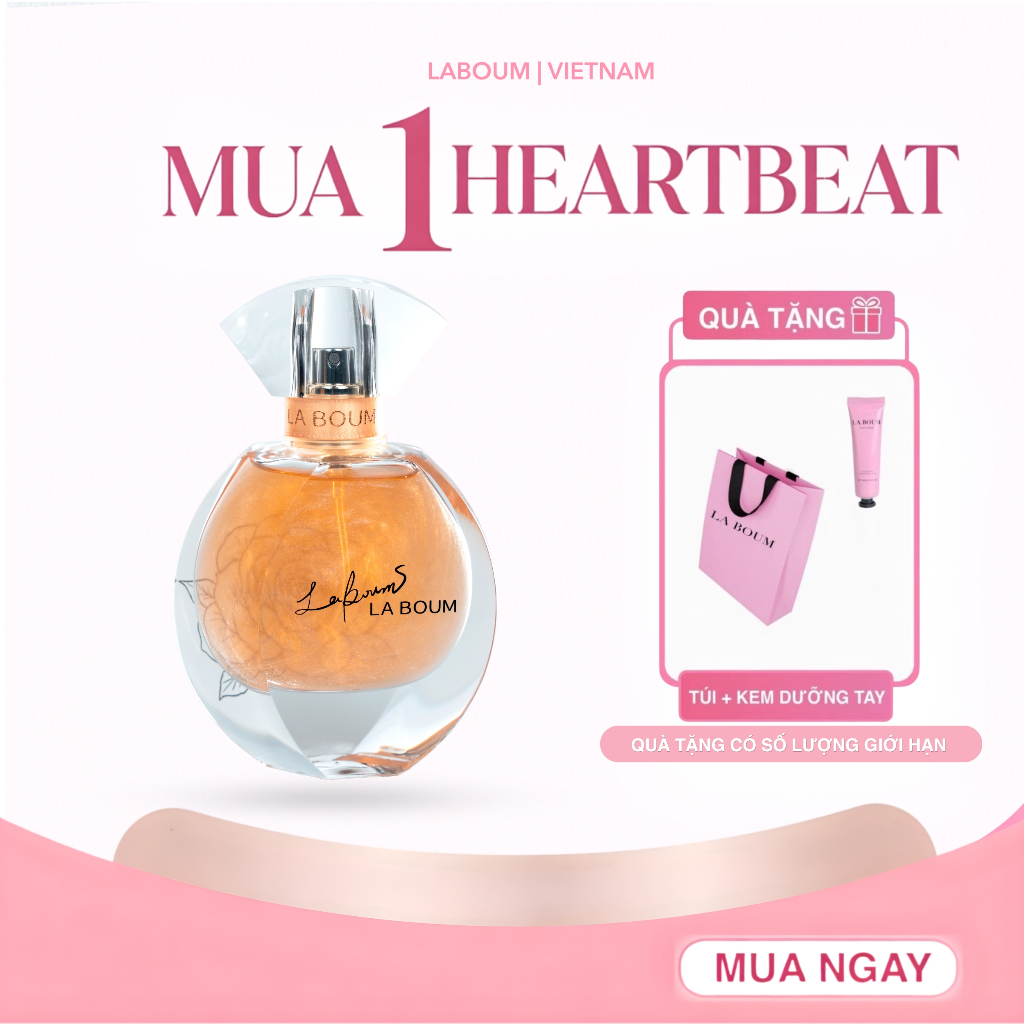 [HÀNG CAO CẤP] HEARTBEAT LABOUM - Nhũ Ánh Kim – Lưu Hương Lâu - 2 Mùi Sang Trọng - Cosmetic Perfume Women 55ml