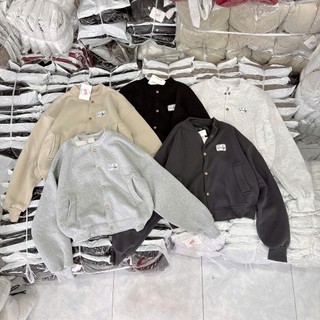 Áo khoác bomber nữ form rộng | varsity thêu chữ | mặc lên cá tính cực xinh