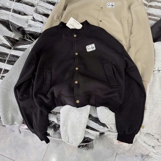 Áo khoác bomber nữ form rộng | varsity thêu chữ | mặc lên cá tính cực xinh