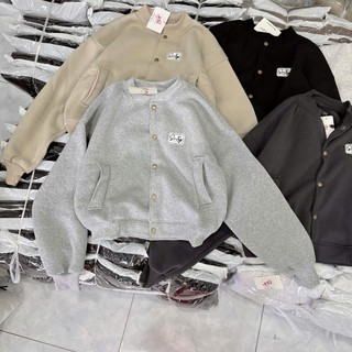 Áo khoác bomber nữ form rộng | varsity thêu chữ | mặc lên cá tính cực xinh