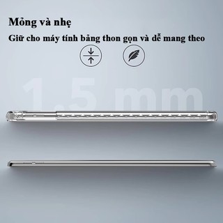 Ốp lưng iPad trong suốt, chống ố vàng, có ngăn bút cho iPad Gen 7 8 9 10 11 Air 4 5 6 7 Mini 4 5 6 7 M2 M3 M4 M5 Pro A16