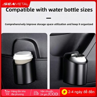 SEAMETAL Cốc Đựng Nước Cửa Xe Ô Tô/Xe Điện Chất Liệu ABS Đa Năng Lắp Đặt Dễ Dàng Lỗ Thoát Nước