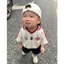Bộ thể thao cho bé trai, áo thun phối sọc cổ V độc lạ mix quần đen – B153/ bộ chữ M | Moonie Kid