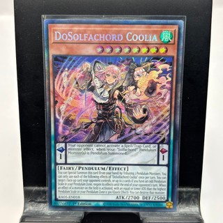 [ Bài Yugioh Chính Hãng ] RA05-EN018 DoSolfachord Coolia