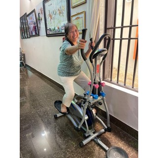 Xe đạp tập ORBITRAK 2085 kèm đĩa xoay eo và 2 cặp tạ tay, xe đạp toàn thân đa năng- BH 5 năm