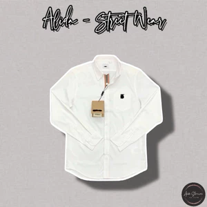 ⚡️[Hight Quality] Áo Sơ Mi Nam Bu1 White Vintage - Điểm Nhấn Kẻ Ở Cúc Đặc Trưng Cao Cấp Loại 1