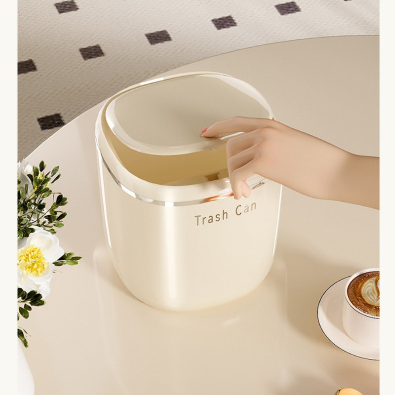 Thùng Rác Decor Để Bàn Văn Phòng, Thùng Đựng Phụ Kiện, Trang Sức Trong Suốt Kiểu Dáng Hiện Đại Sang Trọng TitiHome