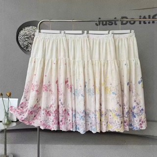 Chân váy ren xô dáng dài Midi LOẺN thêu hoa nổi viền dập sóng lưng chun có lớp lót hàng Quảng Châu.