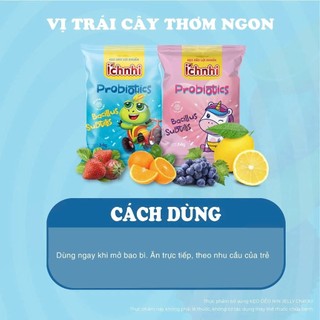 KẸO DẺO ÍCH NHI - Bổ sung lợi khuẩn Bacillus subtilis.
