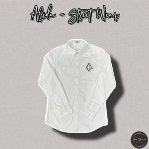 ⚡️[Hight Quality] Áo Sơ Mi Nam D1P White Shirts - Điểm Nhấn Thêu Chéo Màu Cao Cấp Loại 1