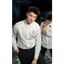 ⚡️[Hight Quality] Áo Sơ Mi Nam D1P White Shirts - Điểm Nhấn Thêu Chéo Màu Cao Cấp Loại 1