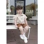 Bộ polo hè họa tiết cây dừa chất vải cotton co giãn mềm mại kèm quần kaki nâu cho bé đi học đi chơi size 9-23kg