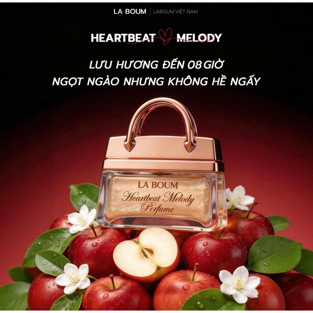 Nước Hoa Nữ LABOUM HEARTBEAT MELODY 55ml Hương Hoa Quả Ánh Nhũ Kim Tuyến Không Hề Ngấy EDP
