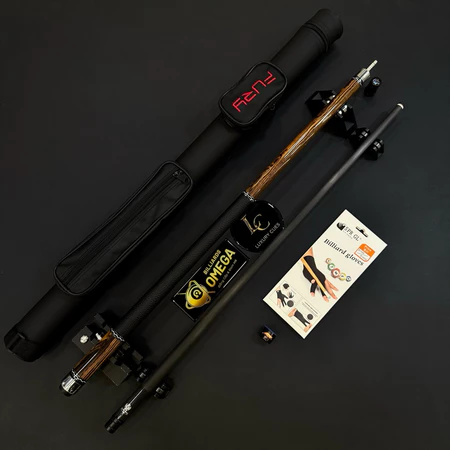 Combo Cơ/ Gậy Bida Lỗ Leadsuper WOOD Gen2 , Ngọn Carbon Black Power AK