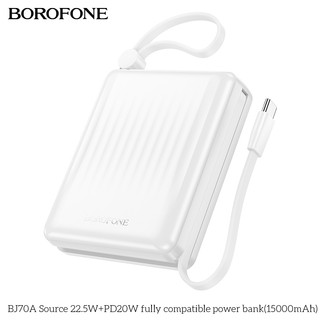 Pin Dự Phòng Borofone BJ70A 10000mAh USB QC 22.5W, TypeC PD 20W, Kèm cáp TypeC