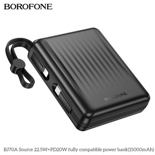 Pin Dự Phòng Borofone BJ70A 10000mAh USB QC 22.5W, TypeC PD 20W, Kèm cáp TypeC