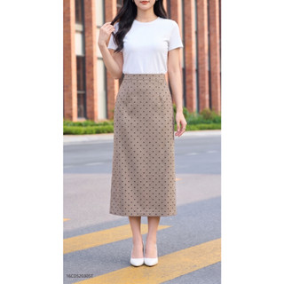 Chân Váy 𝐂𝐂𝐇𝐀𝐓 Dáng Suông HT Laure Chấm Bi Trái Tim Chất Liệu Tuytsi Cao Cấp 16CDS2030ST