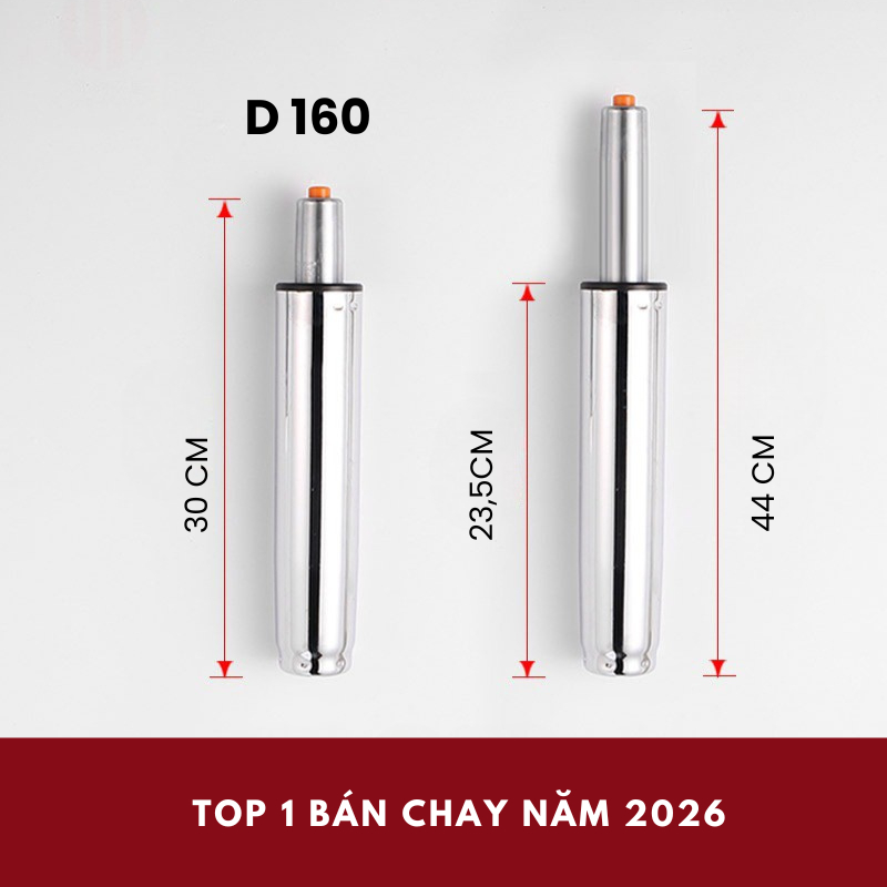 Piston ghế/ Ben hơi ghế xoay văn phòng D100 D120 D160 INOX KHÔNG GỈ, ghế văn phòng, Piston hàng loại 1 chất lượng cao