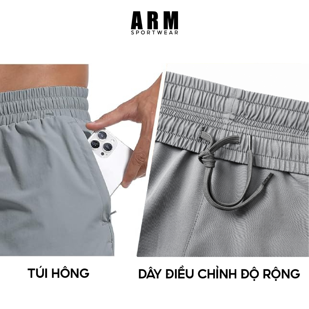 Quần Dài Nam ARM Ultra Pants Chất Vải Gió Thể Thao Cao Cấp Khỏe Khoắn,Cạp Chun,Vận Động Thoải Mái