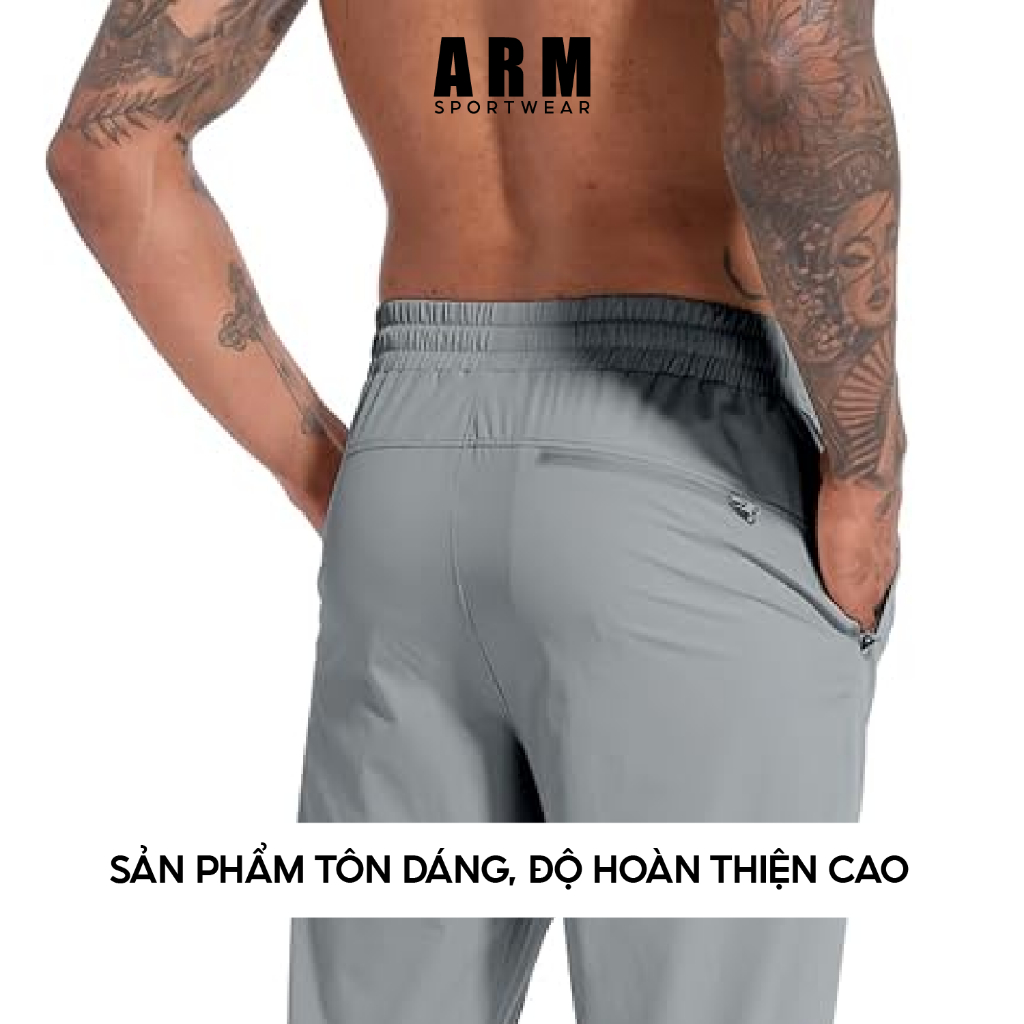 Quần Dài Nam ARM Ultra Pants Chất Vải Gió Thể Thao Cao Cấp Khỏe Khoắn,Cạp Chun,Vận Động Thoải Mái