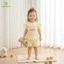 Bộ Cộc Bé Gái Tay Bèo Sweet Little Angel - Bộ Hè Anminaza Vải Petit Mềm Mát AMIA0513