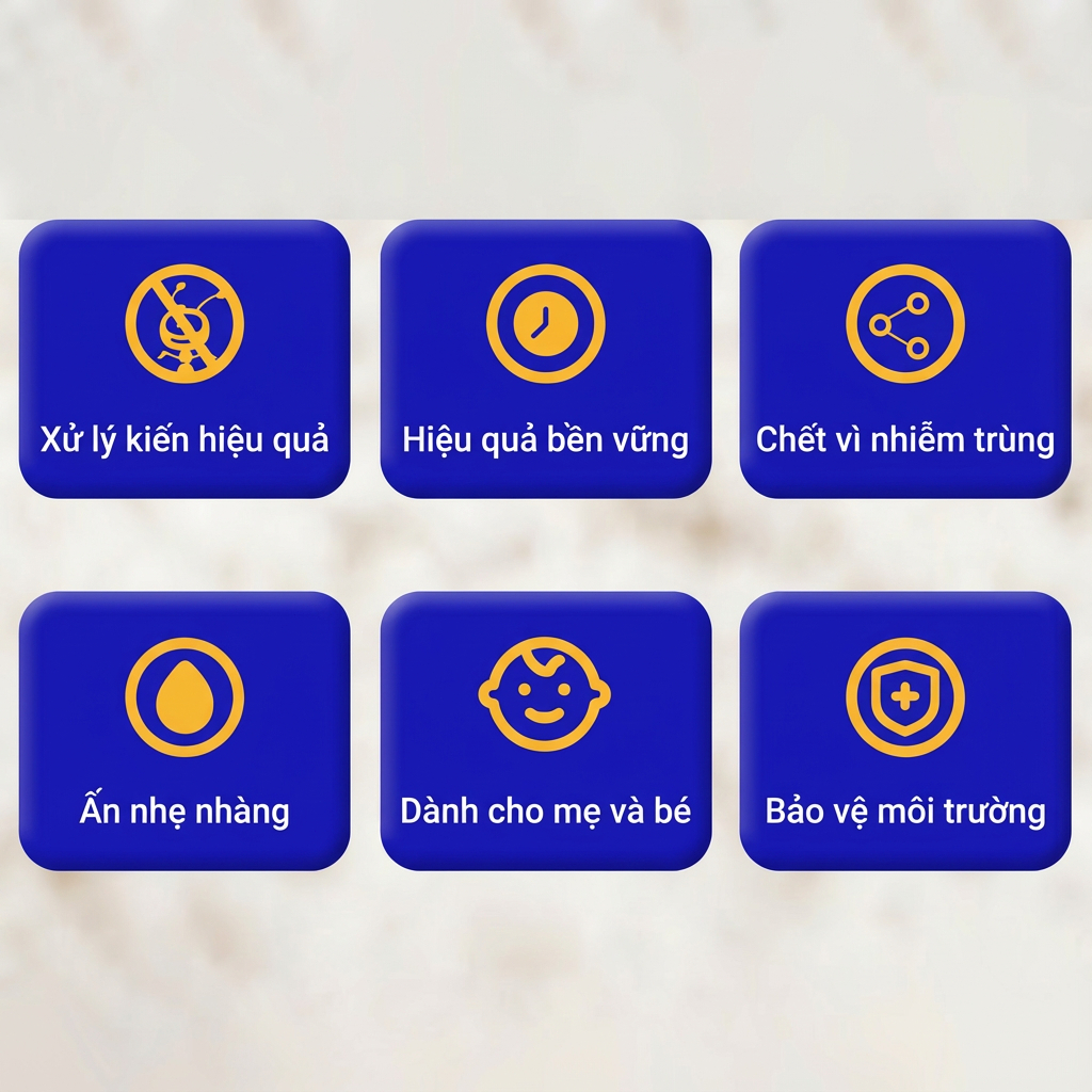 ✅ Một lần là xong, diệt sạch cả tổ kiến ✅ Gel diệt kiến 35g – Công thức mới từ Đức, hiệu quả 100%