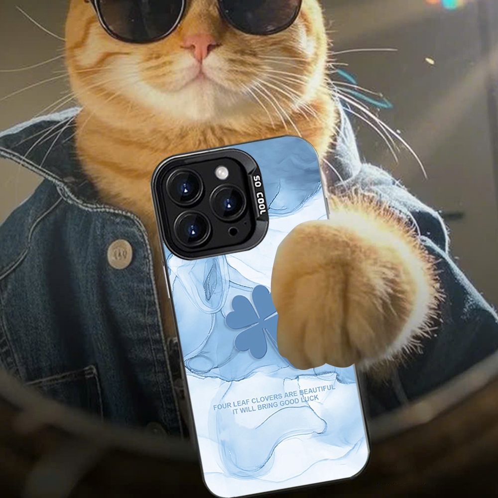 Ốp Lưng iPhone IMD CỎ 4 LÁ MỚI, Chống Sốc, Bảo Vệ Camera dành cho iP 7/8/X/XSMAX/11/12/13/14/15/16/17/Pro/Max